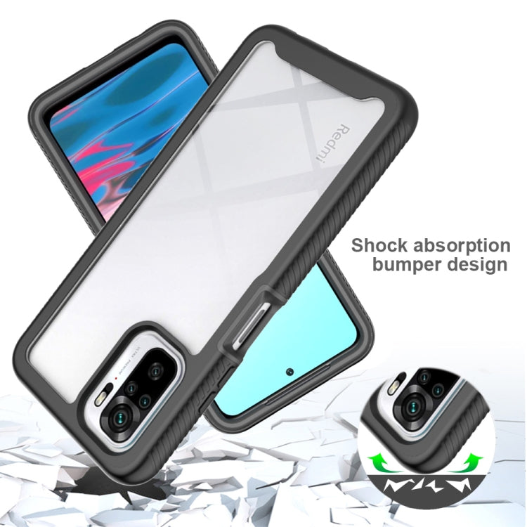 Starry Sky Solid Color Series Shockproof PC + TPU Protective Case, For Xiaomi Redmi Note 10, For Xiaomi Redmi Note 10 Pro