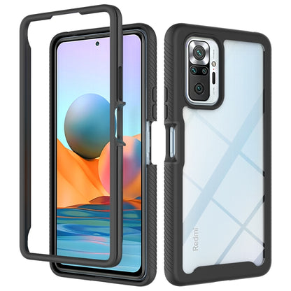 Starry Sky Solid Color Series Shockproof PC + TPU Protective Case, For Xiaomi Redmi Note 10, For Xiaomi Redmi Note 10 Pro