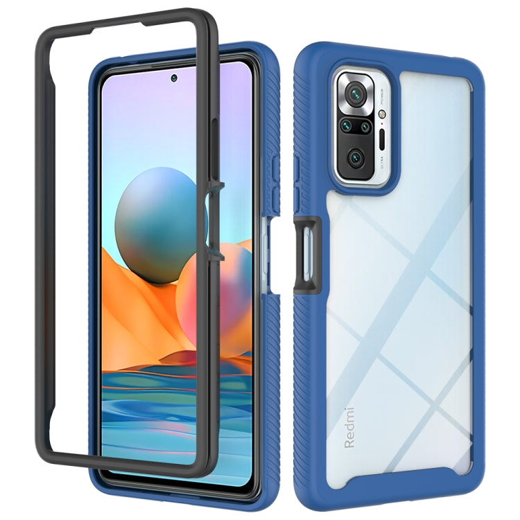 Starry Sky Solid Color Series Shockproof PC + TPU Protective Case, For Xiaomi Redmi Note 10, For Xiaomi Redmi Note 10 Pro