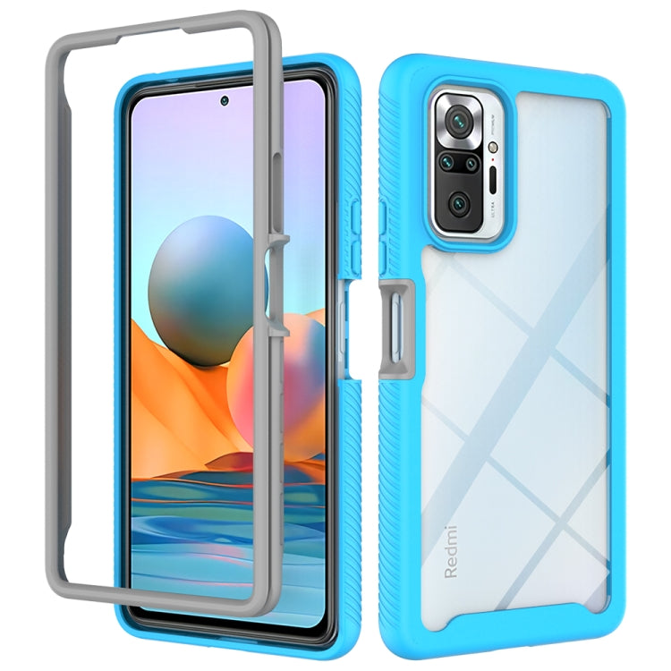 Starry Sky Solid Color Series Shockproof PC + TPU Protective Case, For Xiaomi Redmi Note 10, For Xiaomi Redmi Note 10 Pro
