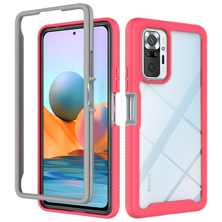 Starry Sky Solid Color Series Shockproof PC + TPU Protective Case, For Xiaomi Redmi Note 10, For Xiaomi Redmi Note 10 Pro