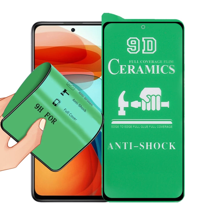 9D Full Screen Full Glue Ceramic Film, For Xiaomi Redmi Note 10 Pro (1 PC), For Xiaomi Redmi Note 10 Pro Max (1 PC), For Xiaomi Redmi Note 10S (1 PC)