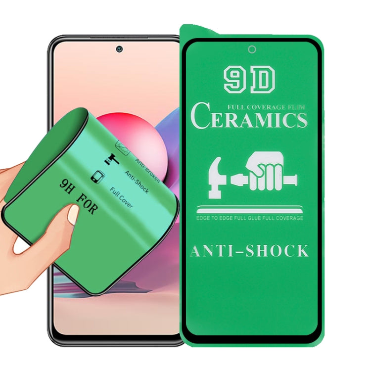 9D Full Screen Full Glue Ceramic Film, For Xiaomi Redmi Note 10 Pro (1 PC), For Xiaomi Redmi Note 10 Pro Max (1 PC), For Xiaomi Redmi Note 10S (1 PC)