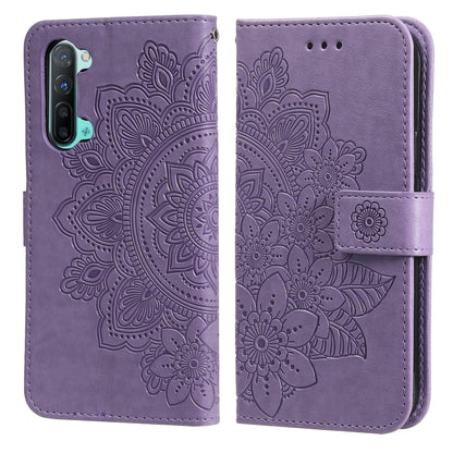 7-petal Flowers Embossing Pattern Horizontal Flip PU Leather Case with Holder & Card Slots & Wallet & Photo Frame, For OPPO Reno3 5G / Find X2 Lite / K7, For OPPO Reno3 Pro 5G / Find X2 Neo, For OPPO Reno5 5G / 4G / Find X3 Lite                        ...
