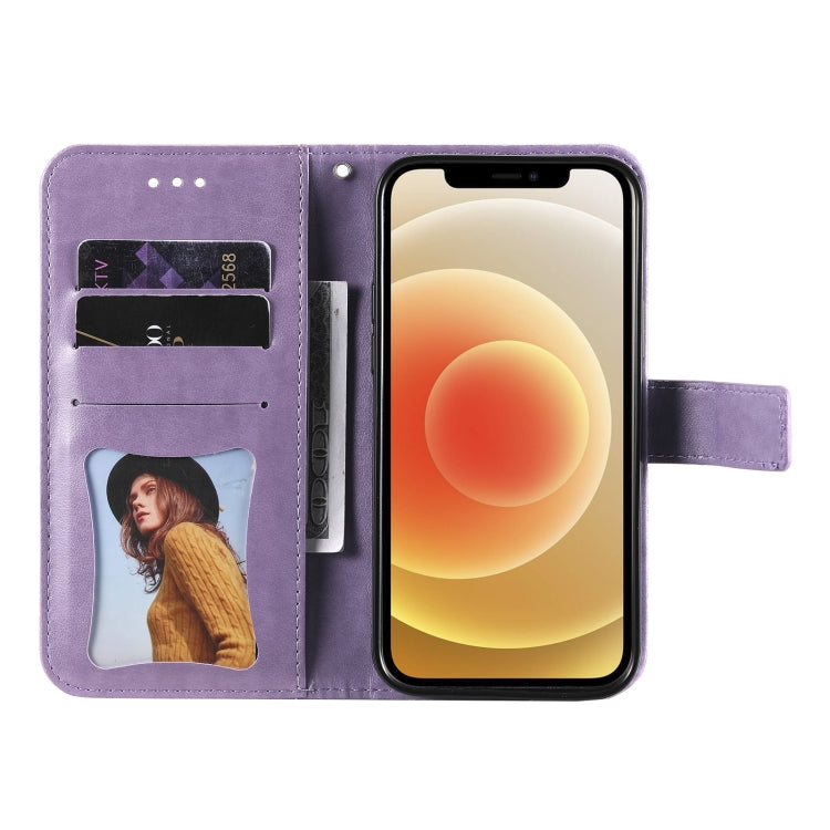 7-petal Flowers Embossing Pattern Horizontal Flip PU Leather Case with Holder & Card Slots & Wallet & Photo Frame, For OPPO Reno3 5G / Find X2 Lite / K7, For OPPO Reno3 Pro 5G / Find X2 Neo, For OPPO Reno5 5G / 4G / Find X3 Lite                        ...