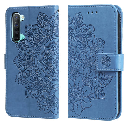 7-petal Flowers Embossing Pattern Horizontal Flip PU Leather Case with Holder & Card Slots & Wallet & Photo Frame, For OPPO Reno3 5G / Find X2 Lite / K7, For OPPO Reno3 Pro 5G / Find X2 Neo, For OPPO Reno5 5G / 4G / Find X3 Lite                        ...