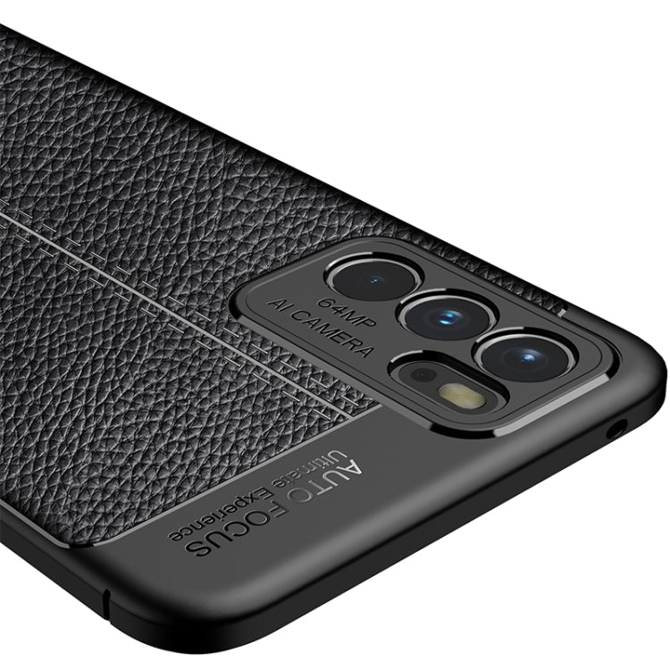Litchi Texture TPU Shockproof Case, For Honor X20 SE, For OPPO Reno6 Pro+ 5G, For OPPO Reno6 Pro 5G, For OPPO Reno6 5G