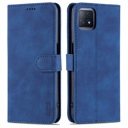 AZNS Skin Feel Calf Texture Horizontal Flip Leather Case with Card Slots & Holder & Wallet, For OPPO A72 5G / A52 5G, For OPPO A94 5G / A95 5G / Reno5Z 5G / F19 Pro+, For OPPO Reno5 / Reno5 K