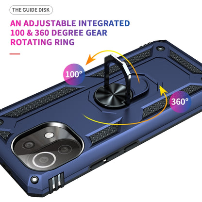 Shockproof TPU + PC Protective Case with 360 Degree Rotating Holder, For Xiaomi Mi 11 Lite 5G