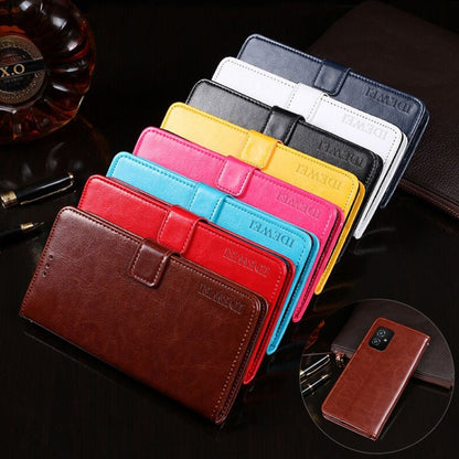 idewei Crazy Horse Texture Horizontal Flip Leather Case with Holder & Card Slots & Wallet, For Asus Zenfone 8 ZS590KS, For Cubot C20, For Nokia G20