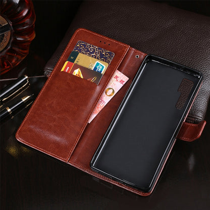 idewei Crazy Horse Texture Horizontal Flip Leather Case with Holder & Card Slots & Wallet, For TCL 20 Pro 5G, For Xiaomi Redmi Note 10 Pro 5G, For Honor Play 5T Vitality Edition