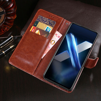 idewei Crazy Horse Texture Horizontal Flip Leather Case with Holder & Card Slots & Wallet, For Honor X20 SE, For Nokia X10 / X20