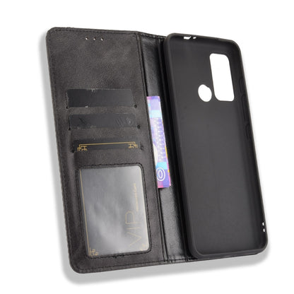 Magnetic Buckle Retro Crazy Horse Texture Horizontal Flip Leather Case with Holder & Card Slots & Photo Frame, For Motorola Moto G60 / Moto G40 Fusion, For OPPO Realme C11 2021 / Realme C20 / Realme C20a, For OPPO Reno5 A, For TCL 20 Pro 5G, For TCL 20...