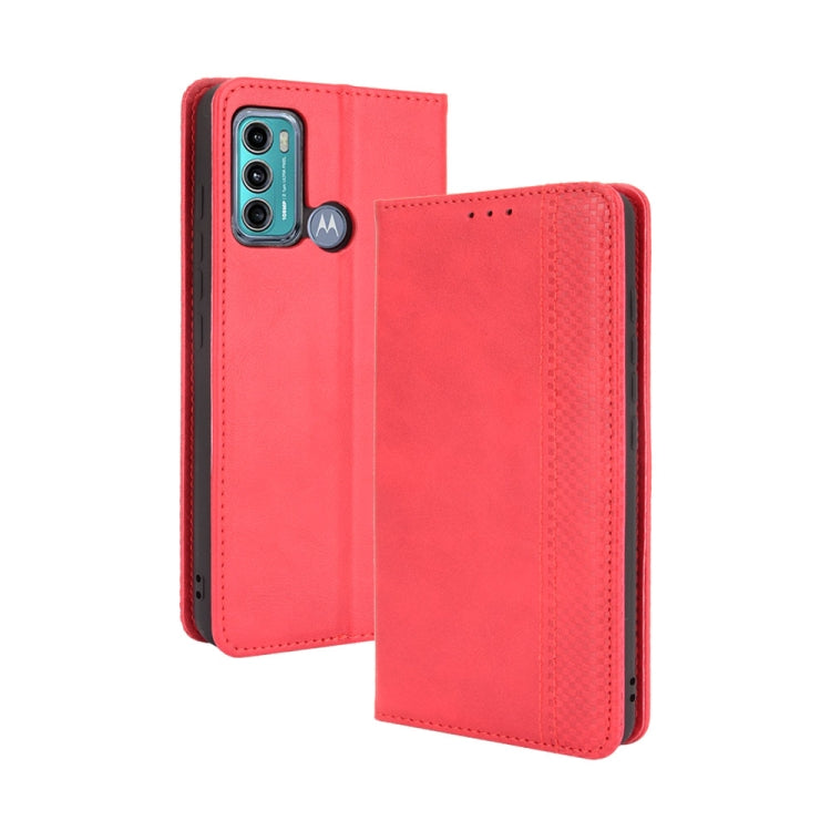 Magnetic Buckle Retro Crazy Horse Texture Horizontal Flip Leather Case with Holder & Card Slots & Photo Frame, For Motorola Moto G60 / Moto G40 Fusion, For OPPO Realme C11 2021 / Realme C20 / Realme C20a, For OPPO Reno5 A, For TCL 20 Pro 5G, For TCL 20...