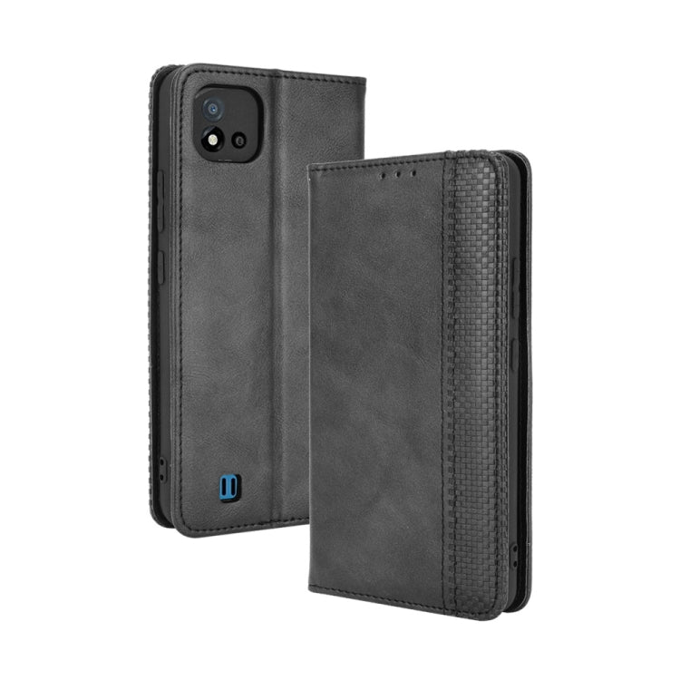 Magnetic Buckle Retro Crazy Horse Texture Horizontal Flip Leather Case with Holder & Card Slots & Photo Frame, For Motorola Moto G60 / Moto G40 Fusion, For OPPO Realme C11 2021 / Realme C20 / Realme C20a, For OPPO Reno5 A, For TCL 20 Pro 5G, For TCL 20...