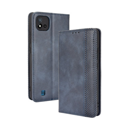 Magnetic Buckle Retro Crazy Horse Texture Horizontal Flip Leather Case with Holder & Card Slots & Photo Frame, For Motorola Moto G60 / Moto G40 Fusion, For OPPO Realme C11 2021 / Realme C20 / Realme C20a, For OPPO Reno5 A, For TCL 20 Pro 5G, For TCL 20...