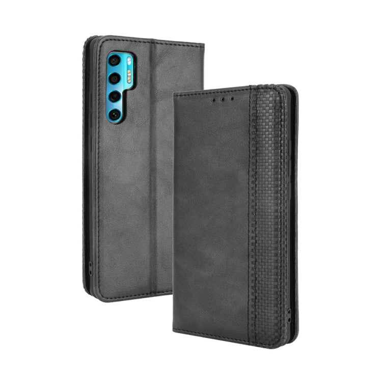 Magnetic Buckle Retro Crazy Horse Texture Horizontal Flip Leather Case with Holder & Card Slots & Photo Frame, For Motorola Moto G60 / Moto G40 Fusion, For OPPO Realme C11 2021 / Realme C20 / Realme C20a, For OPPO Reno5 A, For TCL 20 Pro 5G, For TCL 20...