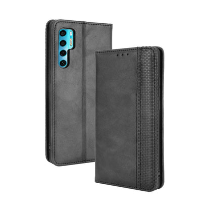 Magnetic Buckle Retro Crazy Horse Texture Horizontal Flip Leather Case with Holder & Card Slots & Photo Frame, For Motorola Moto G60 / Moto G40 Fusion, For OPPO Realme C11 2021 / Realme C20 / Realme C20a, For OPPO Reno5 A, For TCL 20 Pro 5G, For TCL 20...