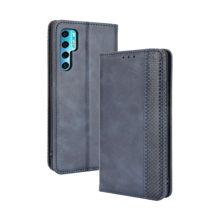 Magnetic Buckle Retro Crazy Horse Texture Horizontal Flip Leather Case with Holder & Card Slots & Photo Frame, For Motorola Moto G60 / Moto G40 Fusion, For OPPO Realme C11 2021 / Realme C20 / Realme C20a, For OPPO Reno5 A, For TCL 20 Pro 5G, For TCL 20...