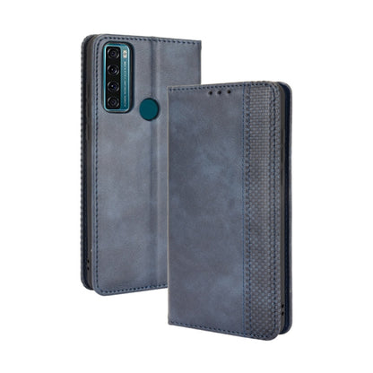 Magnetic Buckle Retro Crazy Horse Texture Horizontal Flip Leather Case with Holder & Card Slots & Photo Frame, For Motorola Moto G60 / Moto G40 Fusion, For OPPO Realme C11 2021 / Realme C20 / Realme C20a, For OPPO Reno5 A, For TCL 20 Pro 5G, For TCL 20...