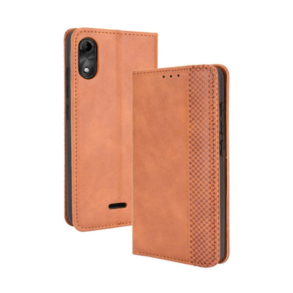 Magnetic Buckle Retro Crazy Horse Texture Horizontal Flip Leather Case with Holder & Card Slots & Photo Frame, For Wiko Y51 / Sunny 5 Lite, For Fujitsu Be4 Plus F-41B, For ASUS Zenfone 8 / ZS590KS, For Nokia X10 / X20, For Ulefone Note 10              ...