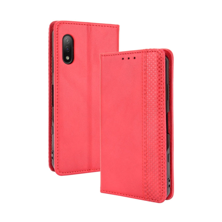 Magnetic Buckle Retro Crazy Horse Texture Horizontal Flip Leather Case with Holder & Card Slots & Photo Frame, For Samsung Galaxy F52 5G, For Sony Xperia 5 III, For Sony Xperia Ace II, For Sharp Aquos R6, For Xiaomi Mi Mix Fold, For ZTE Libero 5G