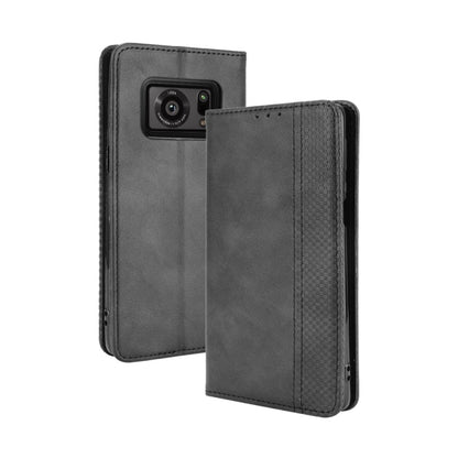 Magnetic Buckle Retro Crazy Horse Texture Horizontal Flip Leather Case with Holder & Card Slots & Photo Frame, For Samsung Galaxy F52 5G, For Sony Xperia 5 III, For Sony Xperia Ace II, For Sharp Aquos R6, For Xiaomi Mi Mix Fold, For ZTE Libero 5G