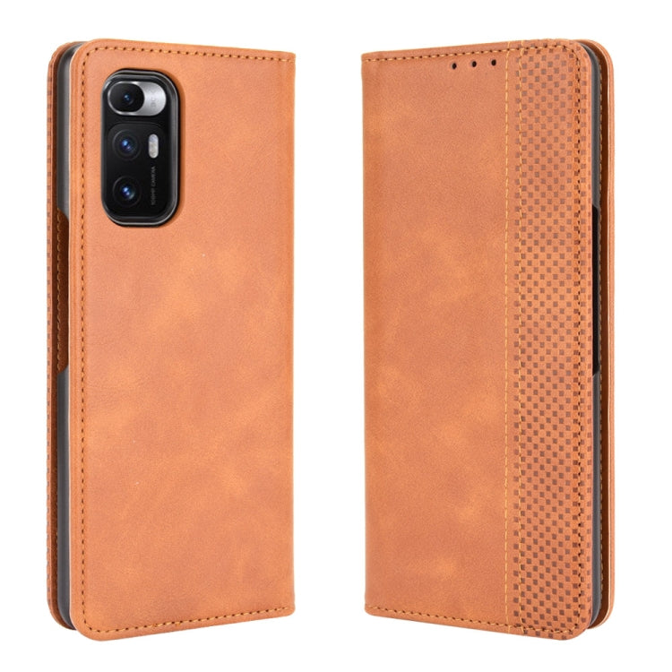 Magnetic Buckle Retro Crazy Horse Texture Horizontal Flip Leather Case with Holder & Card Slots & Photo Frame, For Samsung Galaxy F52 5G, For Sony Xperia 5 III, For Sony Xperia Ace II, For Sharp Aquos R6, For Xiaomi Mi Mix Fold, For ZTE Libero 5G