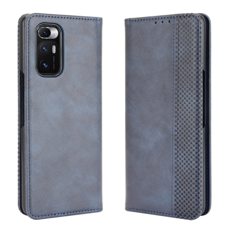 Magnetic Buckle Retro Crazy Horse Texture Horizontal Flip Leather Case with Holder & Card Slots & Photo Frame, For Samsung Galaxy F52 5G, For Sony Xperia 5 III, For Sony Xperia Ace II, For Sharp Aquos R6, For Xiaomi Mi Mix Fold, For ZTE Libero 5G