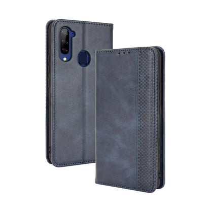 Magnetic Buckle Retro Crazy Horse Texture Horizontal Flip Leather Case with Holder & Card Slots & Photo Frame, For Samsung Galaxy F52 5G, For Sony Xperia 5 III, For Sony Xperia Ace II, For Sharp Aquos R6, For Xiaomi Mi Mix Fold, For ZTE Libero 5G