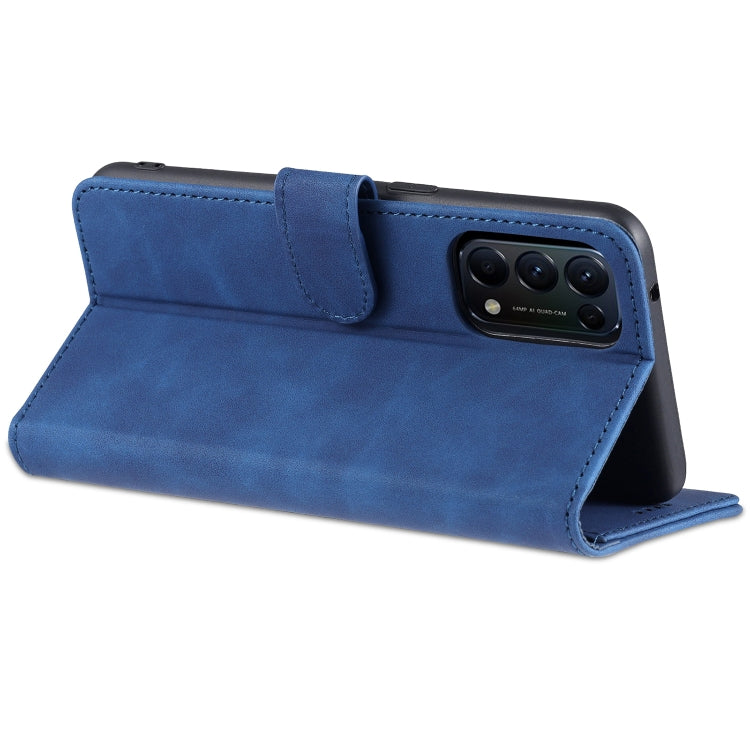 AZNS Skin Feel Calf Texture Horizontal Flip Leather Case with Card Slots & Holder & Wallet(, For OPPO Reno5 Pro
