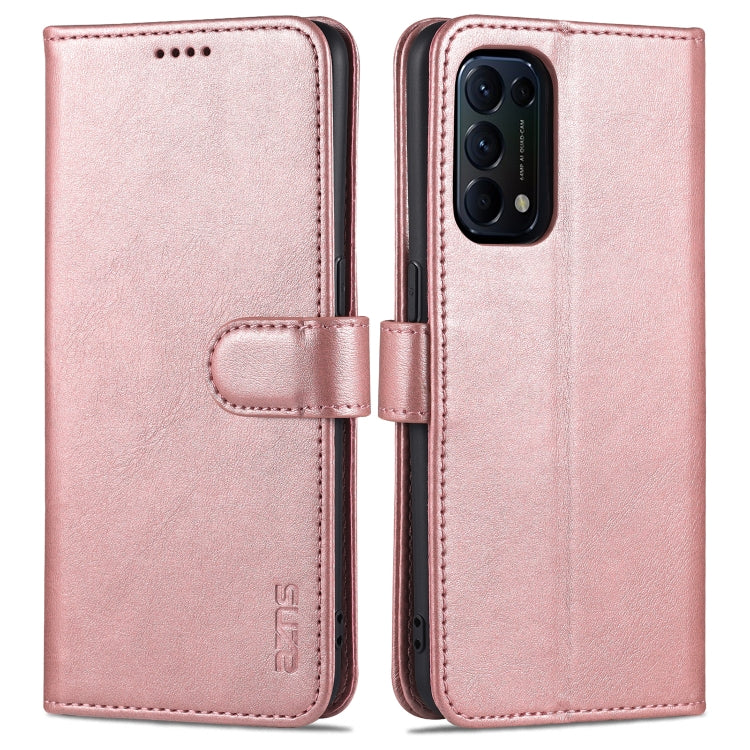 AZNS Skin Feel Calf Texture Horizontal Flip Leather Case with Card Slots & Holder & Wallet(, For OPPO Reno5 Pro