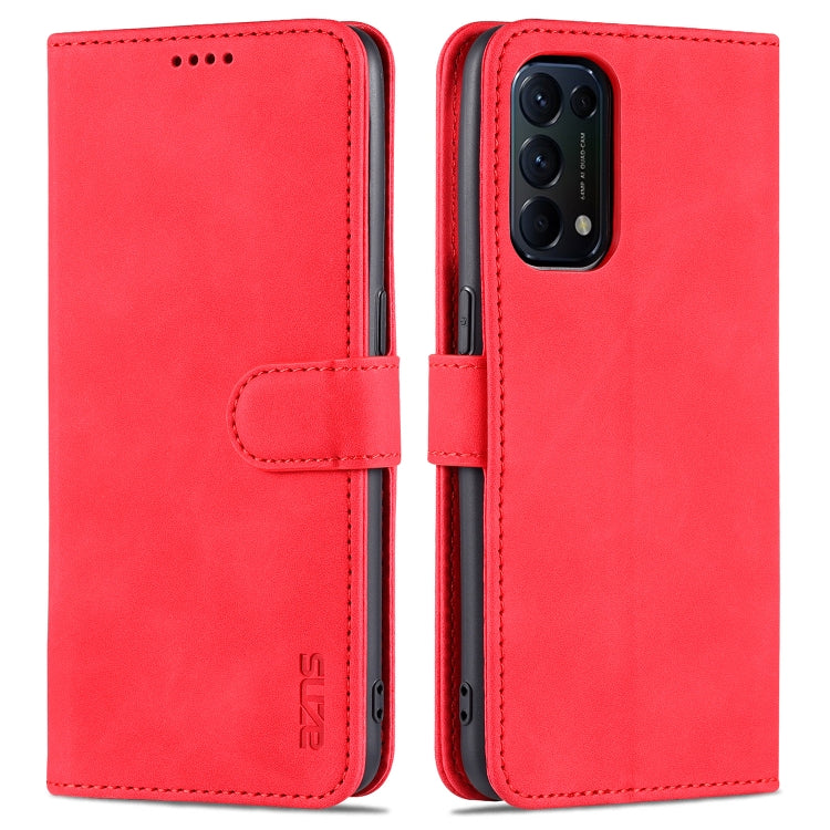 AZNS Skin Feel Calf Texture Horizontal Flip Leather Case with Card Slots & Holder & Wallet(, For OPPO Reno5 Pro
