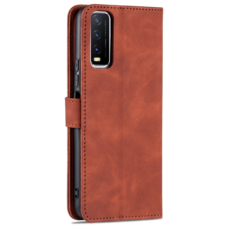 AZNS Skin Feel Calf Texture Horizontal Flip Leather Case with Card Slots & Holder & Wallet(, For vivo Y20 / iQOO U1x, For vivo Y51 / Y31, For vivo Y52S / iQOO U3, For OPPO A74 4G / F19