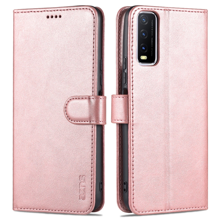 AZNS Skin Feel Calf Texture Horizontal Flip Leather Case with Card Slots & Holder & Wallet(, For vivo Y20 / iQOO U1x, For vivo Y51 / Y31, For vivo Y52S / iQOO U3, For OPPO A74 4G / F19
