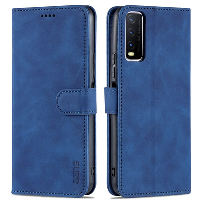AZNS Skin Feel Calf Texture Horizontal Flip Leather Case with Card Slots & Holder & Wallet(, For vivo Y20 / iQOO U1x, For vivo Y51 / Y31, For vivo Y52S / iQOO U3, For OPPO A74 4G / F19