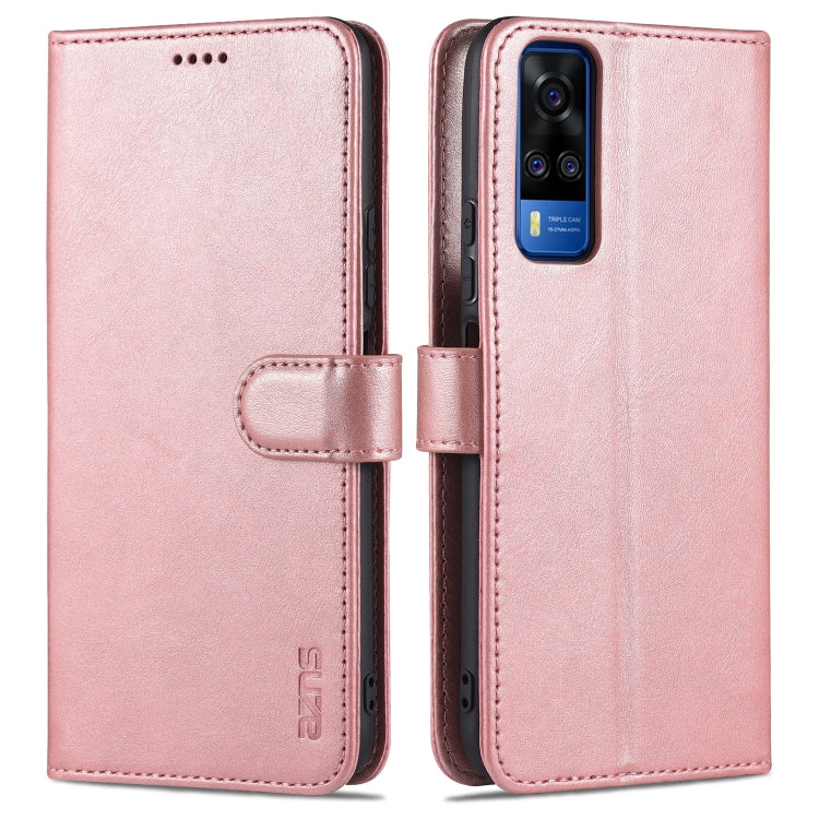AZNS Skin Feel Calf Texture Horizontal Flip Leather Case with Card Slots & Holder & Wallet(, For vivo Y20 / iQOO U1x, For vivo Y51 / Y31, For vivo Y52S / iQOO U3, For OPPO A74 4G / F19