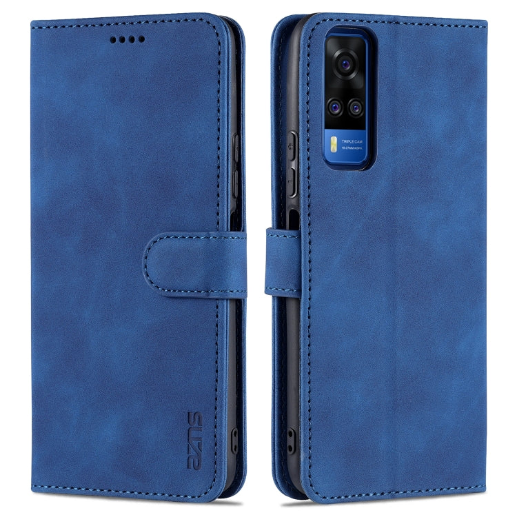 AZNS Skin Feel Calf Texture Horizontal Flip Leather Case with Card Slots & Holder & Wallet(, For vivo Y20 / iQOO U1x, For vivo Y51 / Y31, For vivo Y52S / iQOO U3, For OPPO A74 4G / F19
