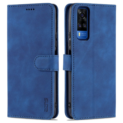 AZNS Skin Feel Calf Texture Horizontal Flip Leather Case with Card Slots & Holder & Wallet(, For vivo Y20 / iQOO U1x, For vivo Y51 / Y31, For vivo Y52S / iQOO U3, For OPPO A74 4G / F19