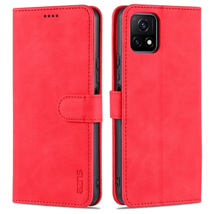 AZNS Skin Feel Calf Texture Horizontal Flip Leather Case with Card Slots & Holder & Wallet(, For vivo Y20 / iQOO U1x, For vivo Y51 / Y31, For vivo Y52S / iQOO U3, For OPPO A74 4G / F19