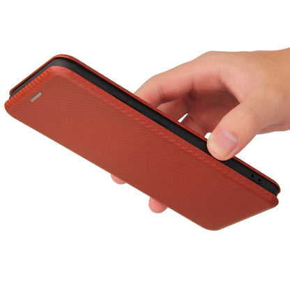 Carbon Fiber Texture Magnetic Horizontal Flip TPU + PC + PU Leather Case with Card Slot, For OPPO Realme C11 2021, For OPPO Realme C20, For OPPO Reno 5A(Japan version), For TCL 20 Pro 5G