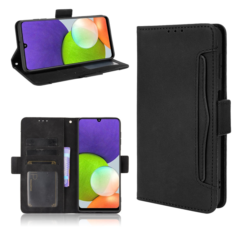 Skin Feel Calf Pattern Horizontal Flip Leather Case with Holder & Card Slots & Photo Frame, For Samsung Galaxy A22 4G, For Samsung Galaxy F52 5G, For Sony Xperia 5 III, For Sony Xperia Ace II SO-41B