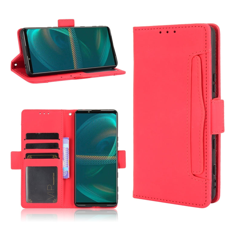 Skin Feel Calf Pattern Horizontal Flip Leather Case with Holder & Card Slots & Photo Frame, For Samsung Galaxy A22 4G, For Samsung Galaxy F52 5G, For Sony Xperia 5 III, For Sony Xperia Ace II SO-41B