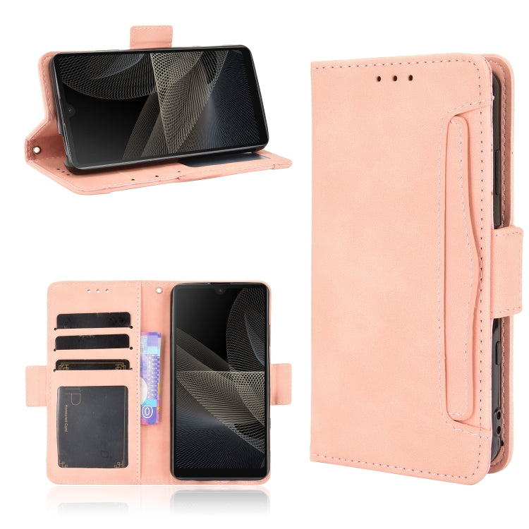 Skin Feel Calf Pattern Horizontal Flip Leather Case with Holder & Card Slots & Photo Frame, For Samsung Galaxy A22 4G, For Samsung Galaxy F52 5G, For Sony Xperia 5 III, For Sony Xperia Ace II SO-41B