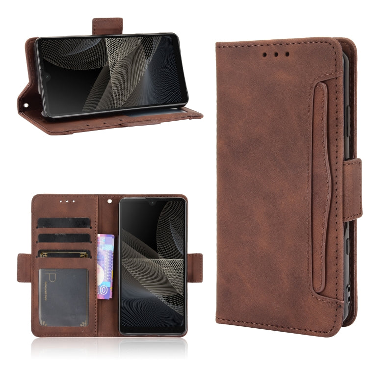 Skin Feel Calf Pattern Horizontal Flip Leather Case with Holder & Card Slots & Photo Frame, For Samsung Galaxy A22 4G, For Samsung Galaxy F52 5G, For Sony Xperia 5 III, For Sony Xperia Ace II SO-41B