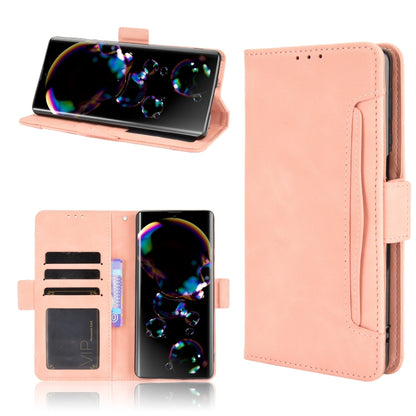 Skin Feel Calf Pattern Horizontal Flip Leather Case with Holder & Card Slots & Photo Frame, For Sharp Aquos R6, For Xiaomi Mi Mix Fold, For ZTE Libero 5G