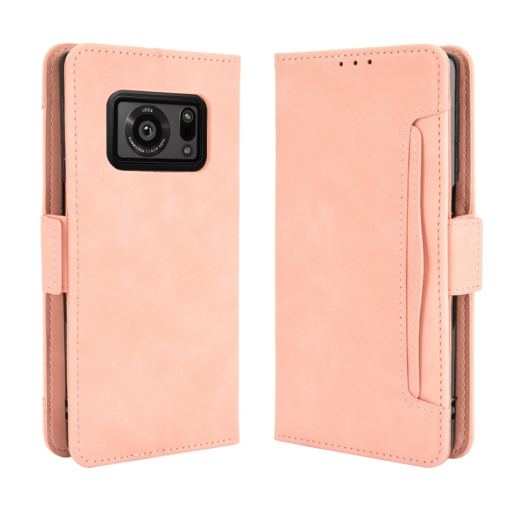 Skin Feel Calf Pattern Horizontal Flip Leather Case with Holder & Card Slots & Photo Frame, For Sharp Aquos R6, For Xiaomi Mi Mix Fold, For ZTE Libero 5G