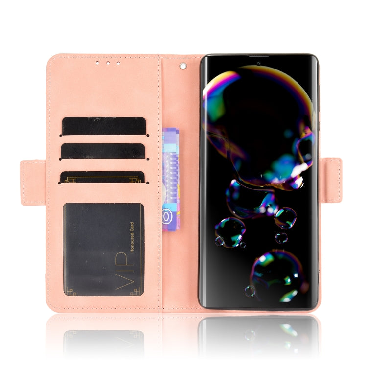 Skin Feel Calf Pattern Horizontal Flip Leather Case with Holder & Card Slots & Photo Frame, For Sharp Aquos R6, For Xiaomi Mi Mix Fold, For ZTE Libero 5G