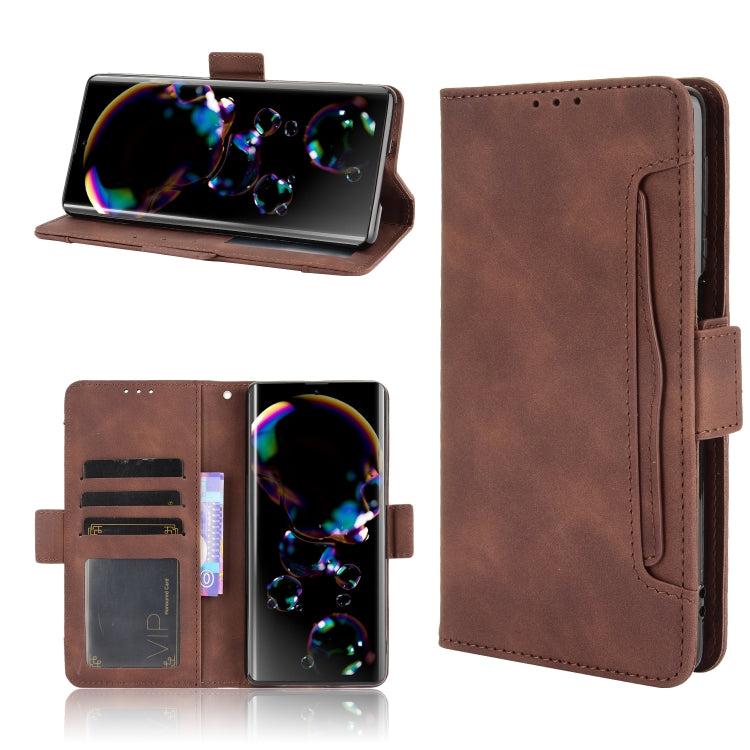Skin Feel Calf Pattern Horizontal Flip Leather Case with Holder & Card Slots & Photo Frame, For Sharp Aquos R6, For Xiaomi Mi Mix Fold, For ZTE Libero 5G