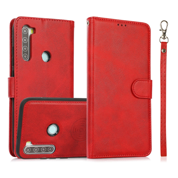 For Xiaomi Redmi 9 Calf Texture 2 in 1 Detachable Magnetic Back Cover Horizontal Flip Leather Case with Holder & Card Slots & Wallet & Photo Frame, For Xiaomi Redmi Note 8, For Xiaomi Redmi Note 9s